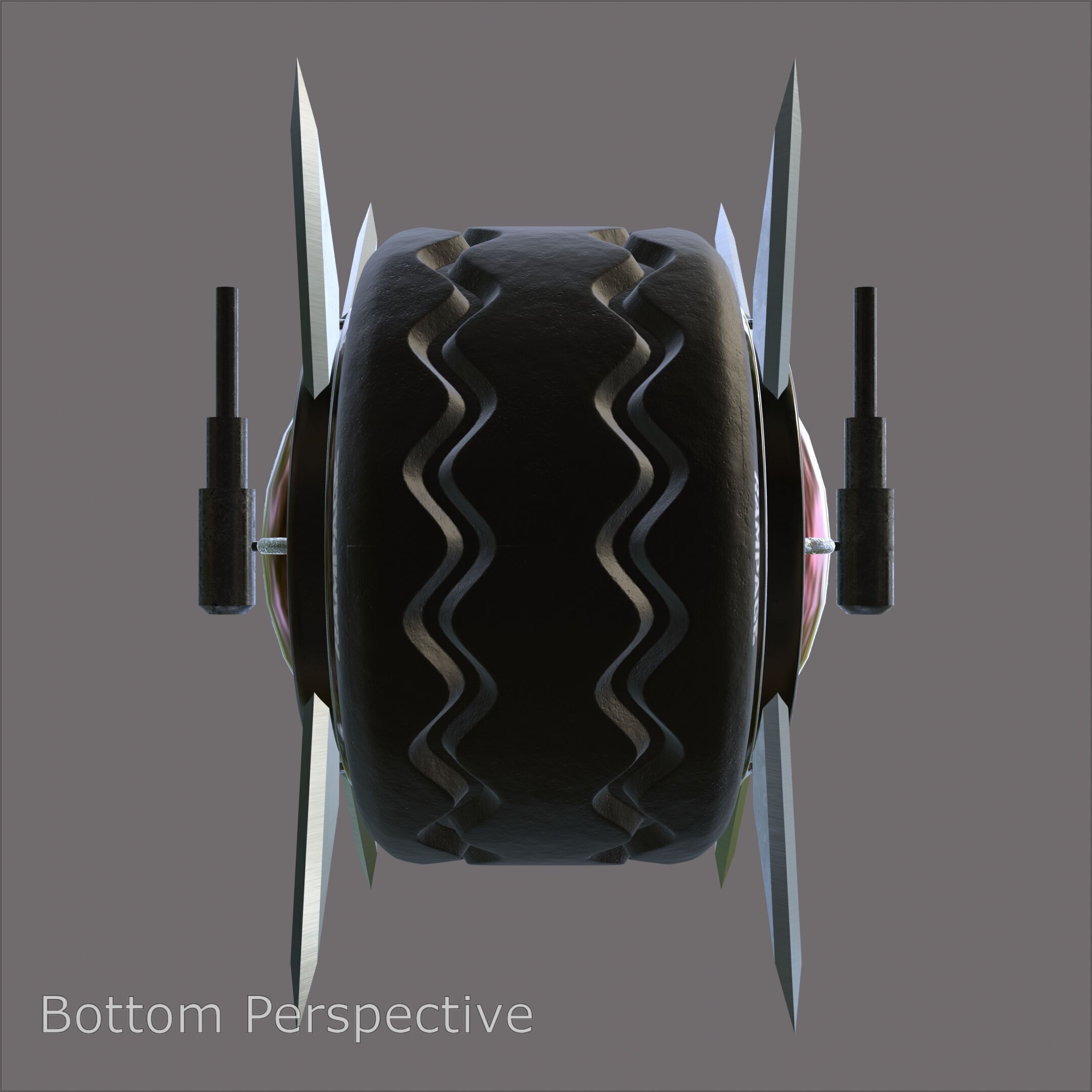 Cyberpunk Vehicle Jack and Roll Rampage 3D model_8