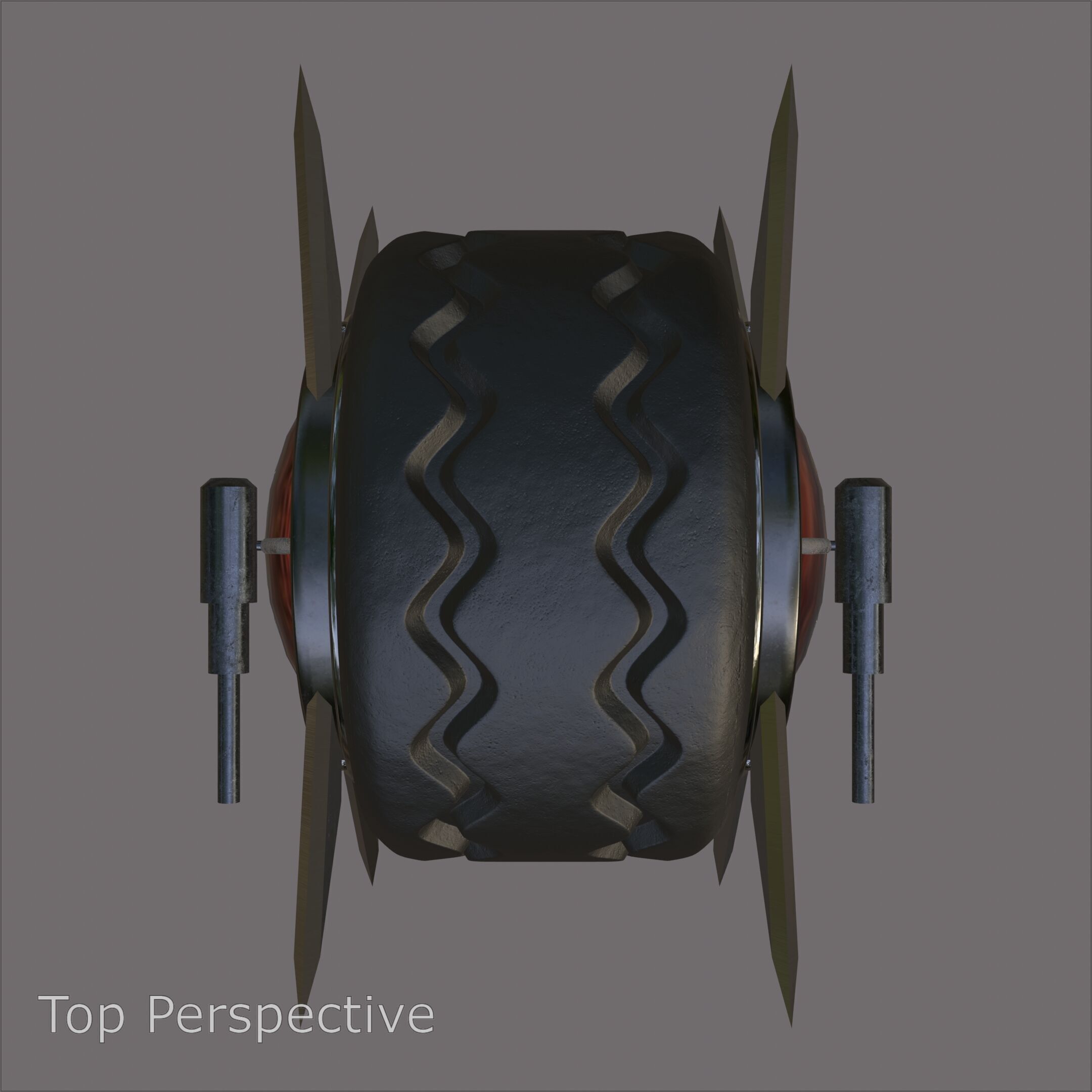 Cyberpunk Vehicle Jack and Roll Rampage 3D model_9