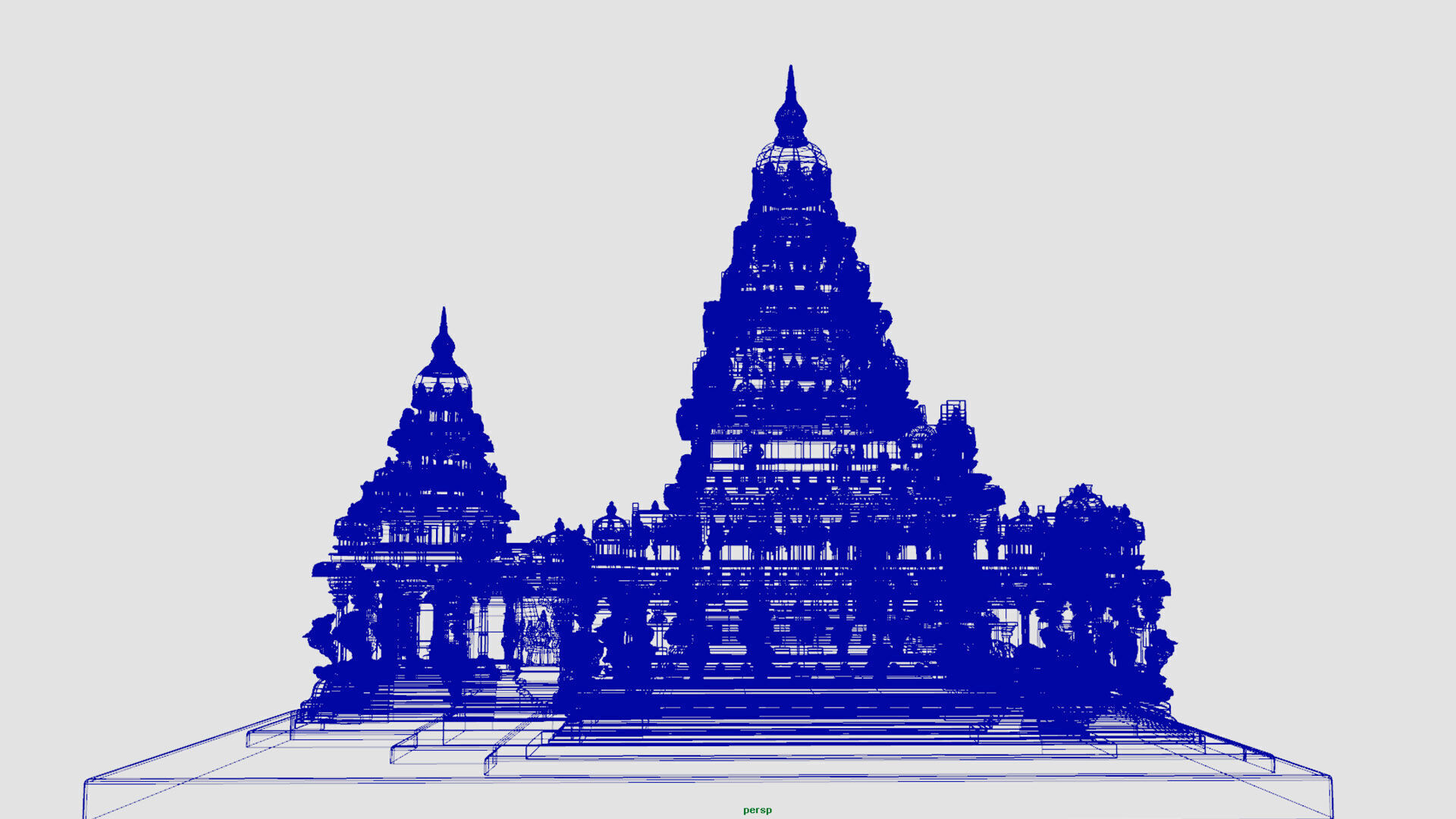 mamallapuram shore temple 3D model_22