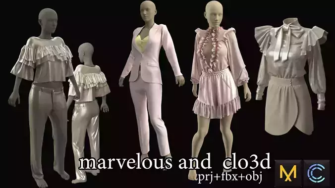 Game clothes at Marvelous Designer  u
