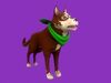 Stylized Brown Corgy  Grey Bulldog Brown Husky 3D Model Collection_5