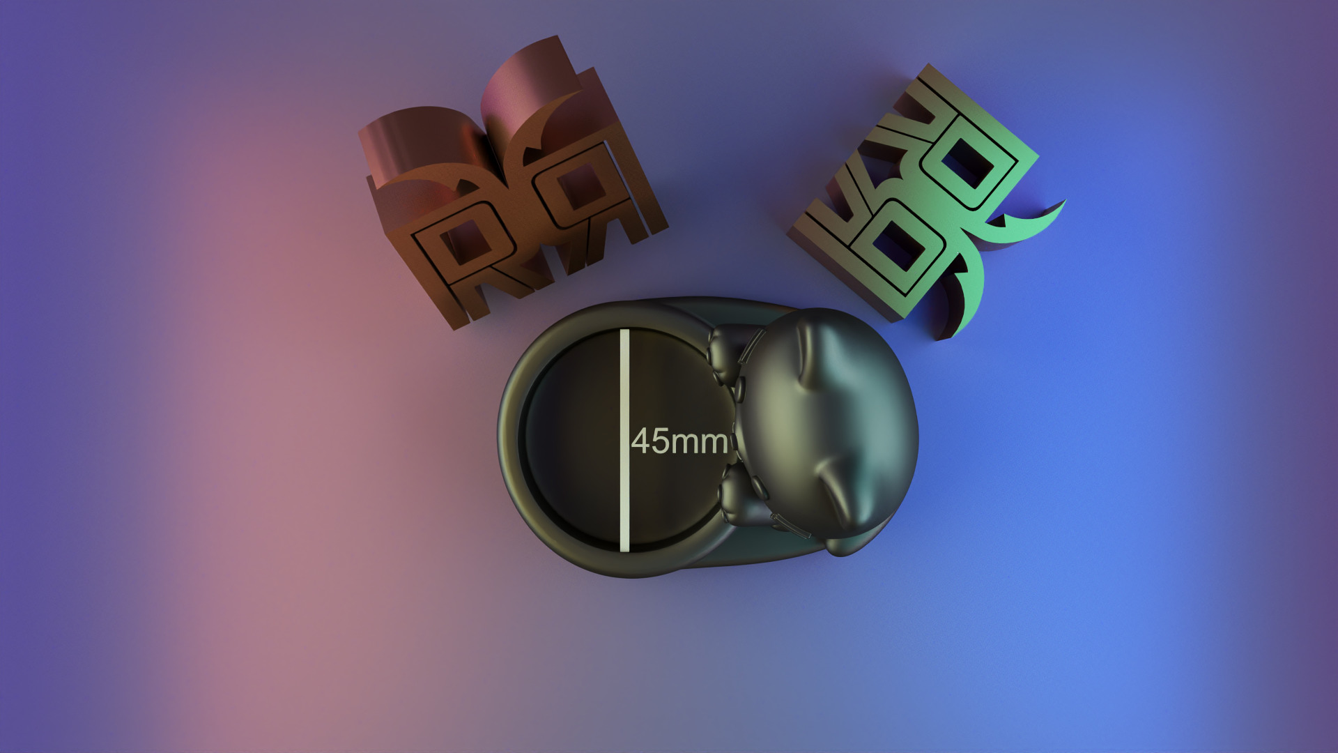 Cat candle holder 3D print model_2