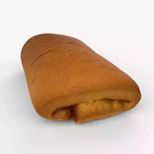 Photorealistic 3D scan of bun