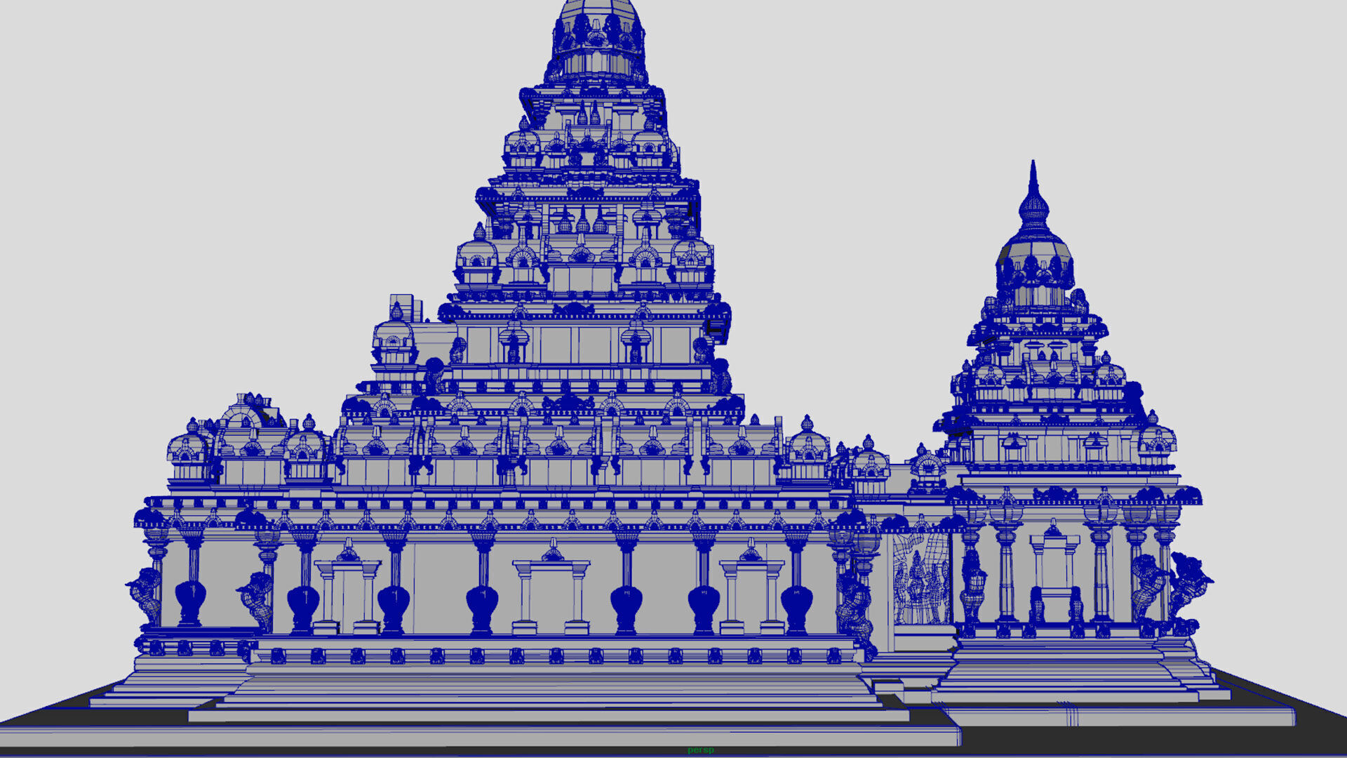 mamallapuram shore temple2 3D model_13