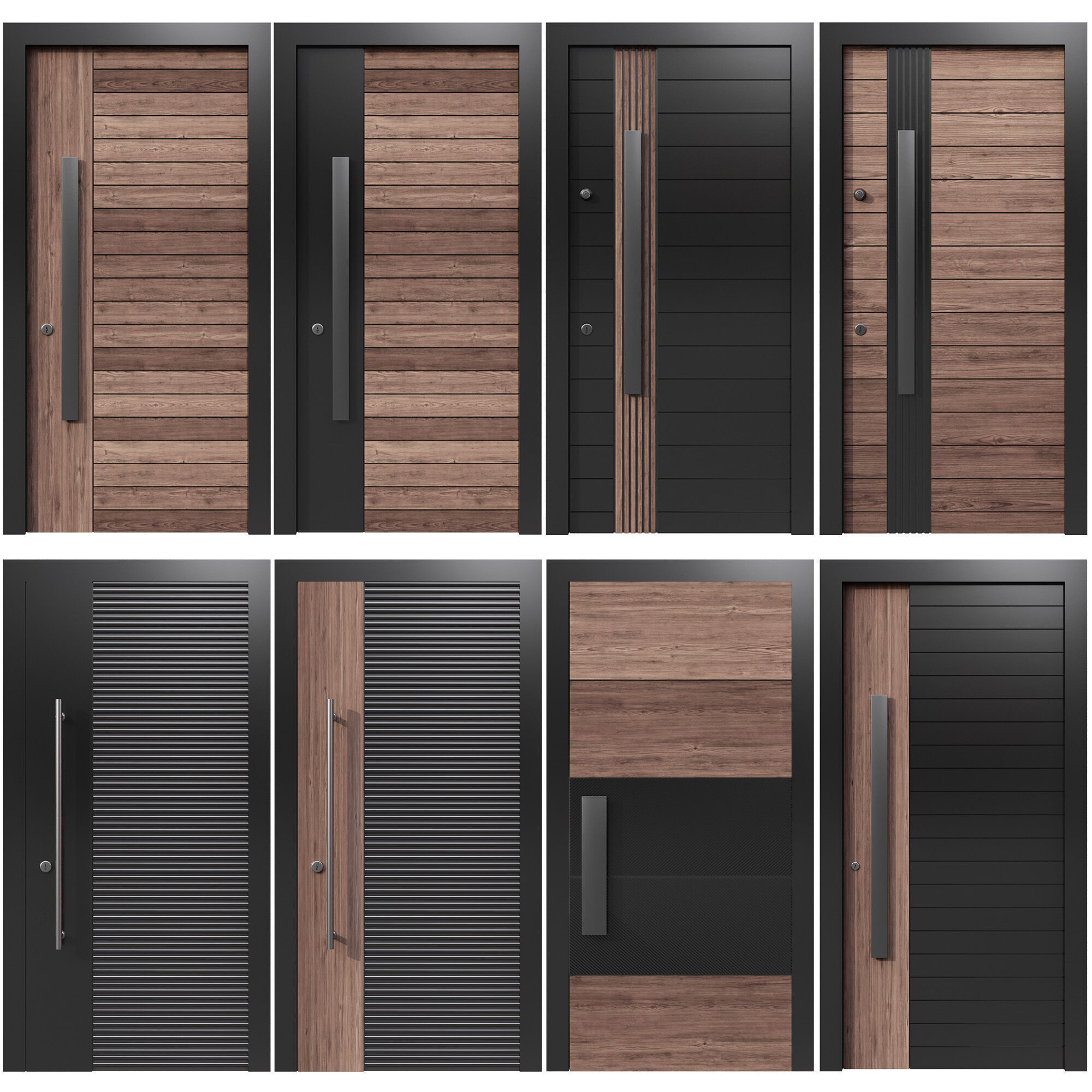 ENTRANCE DOOR COLLECTION NO6 A 3D model_1