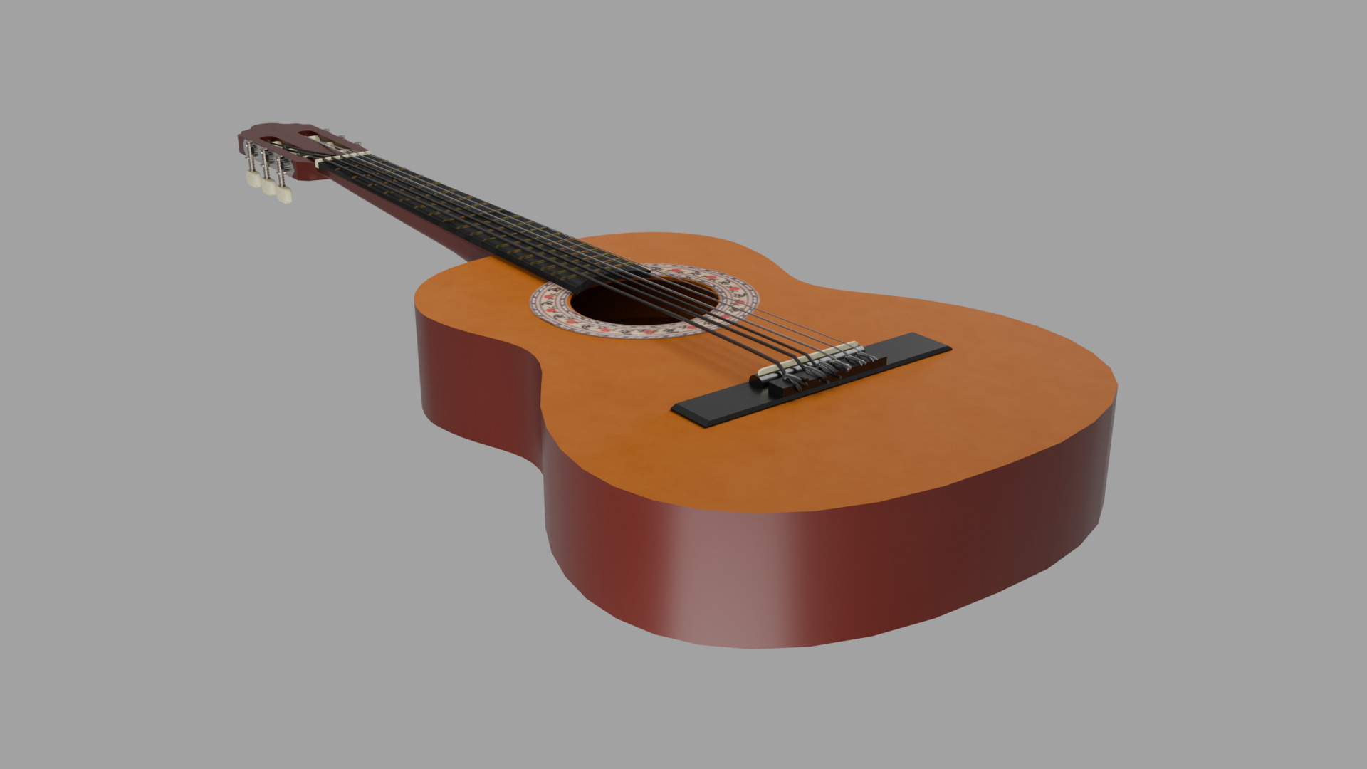 Spanish Guitar 3D model_3