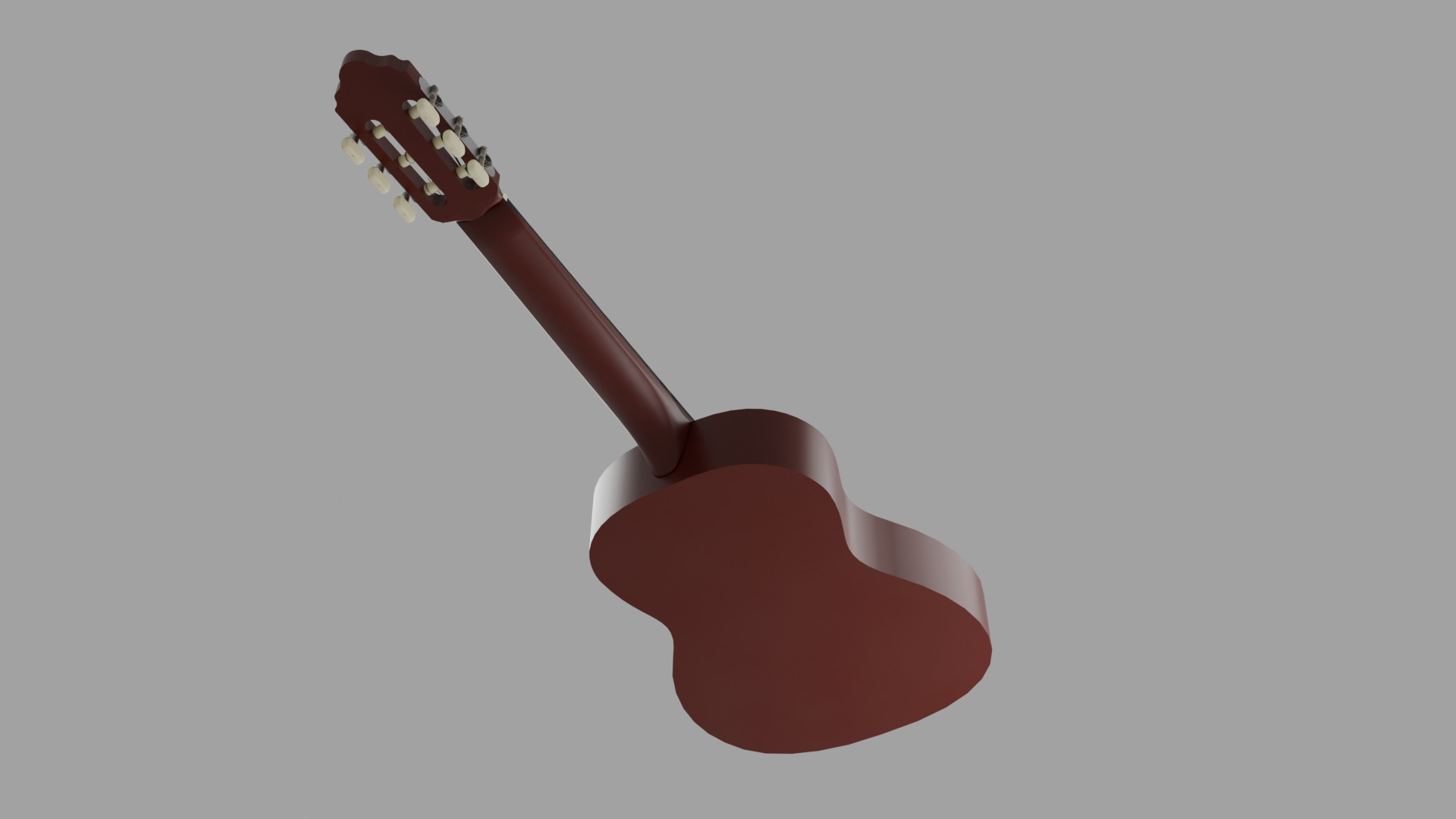 Spanish Guitar 3D model_2