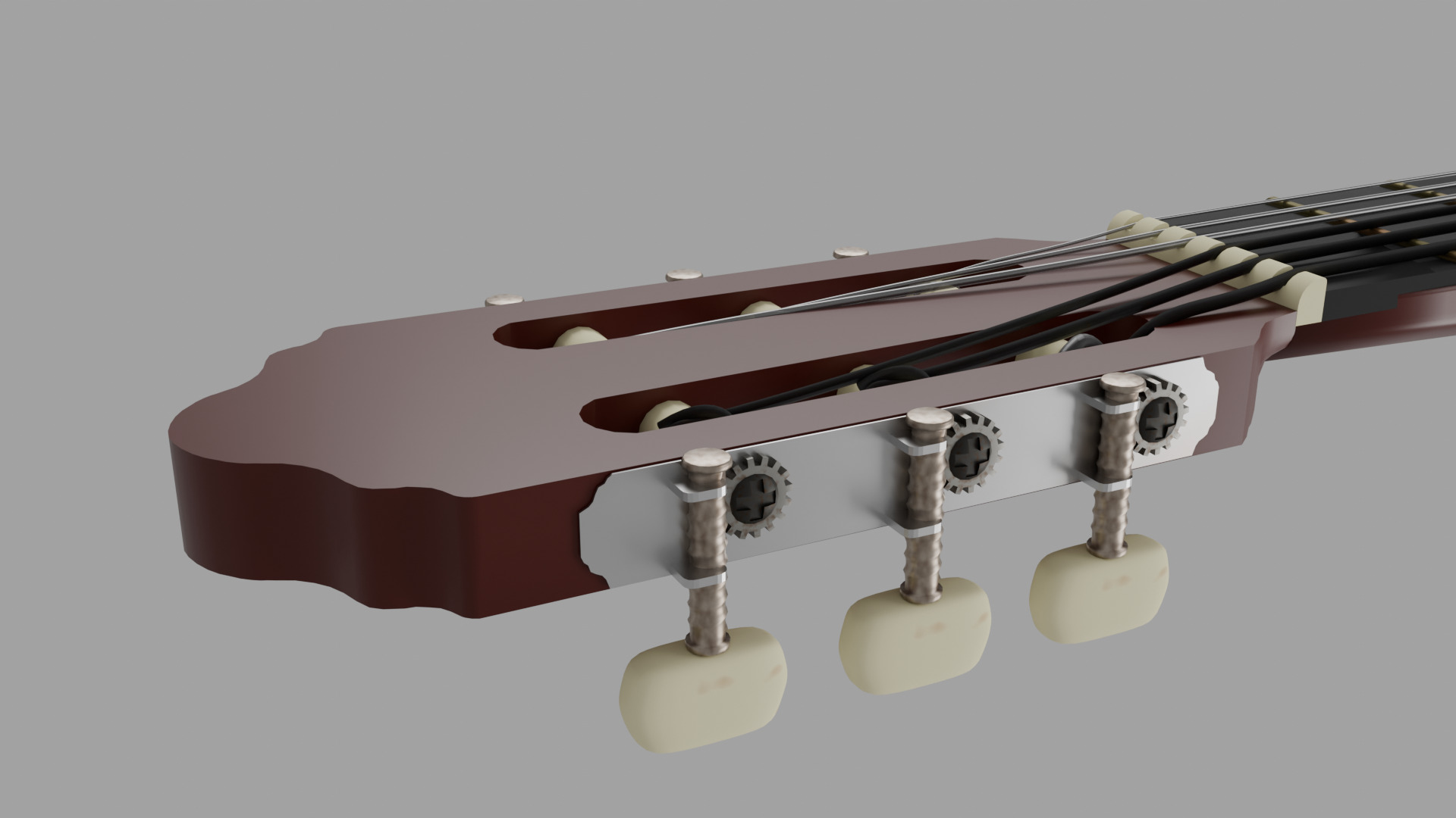 Spanish Guitar 3D model_5