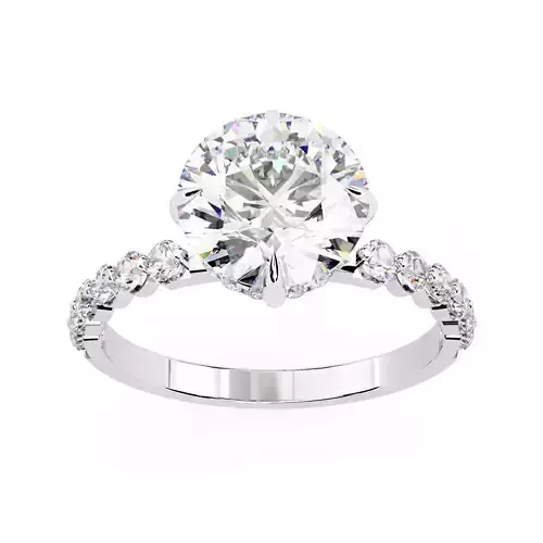 ROUND DIAMOND RING -CAD-194