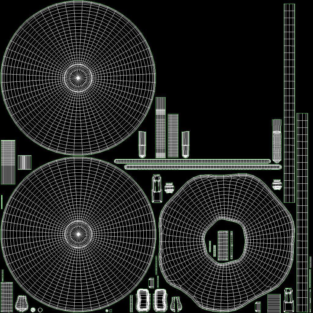 Louis Vuitton Bag Chocolate Donut Charm Keychain Low-poly 3D model_10