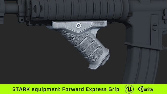 STARK equipment Forward Express Grip Low-poly 3D model