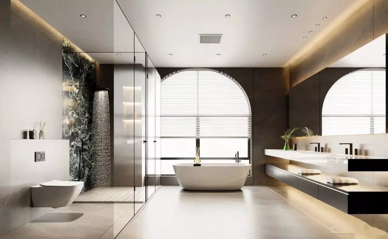 Bathroom Interior Scene 3D model_0
