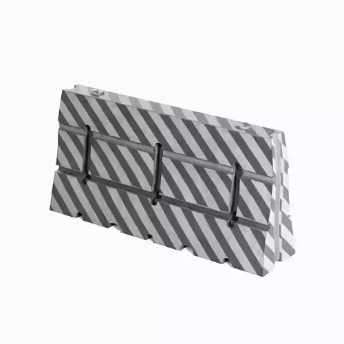 Dirty Traffic Barrier 01