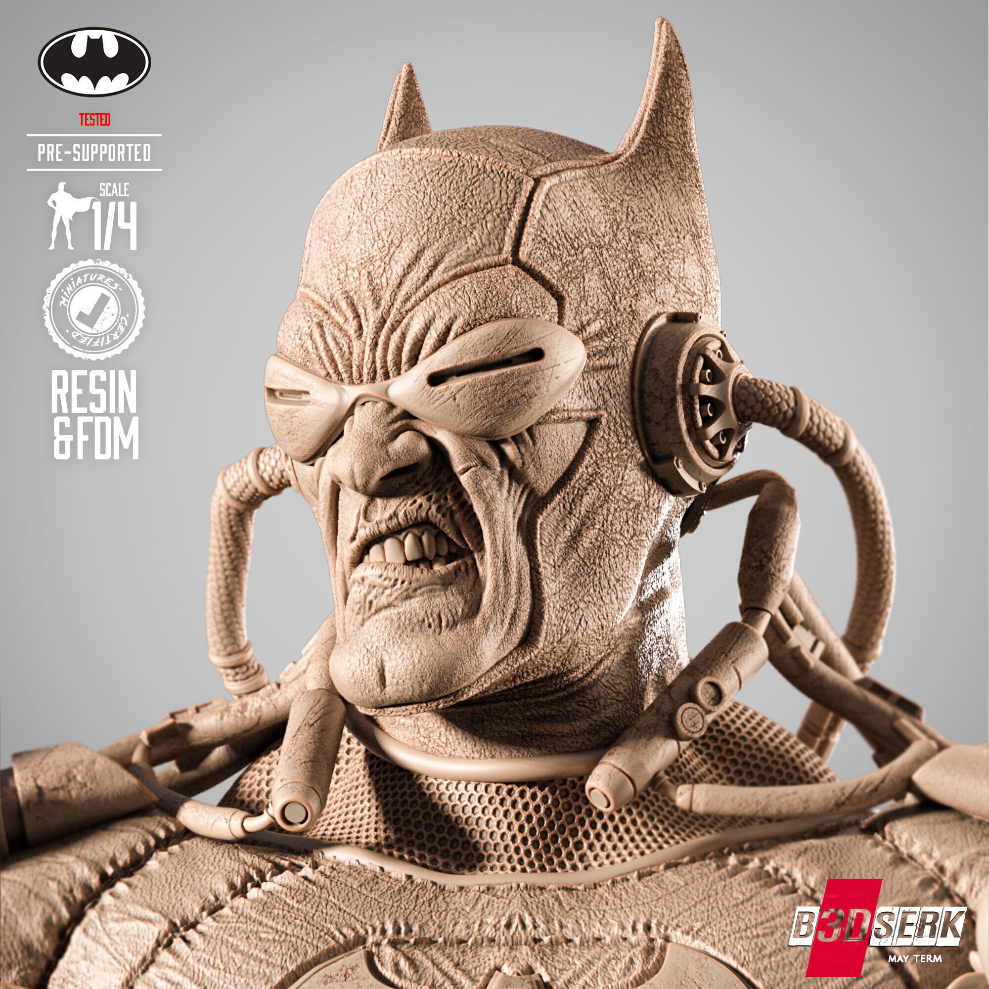 B3DSERK Dawnbreaker Portrait Bust 3D print model_13