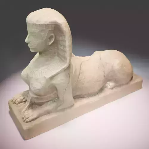 Egyptian sphinx sculpture