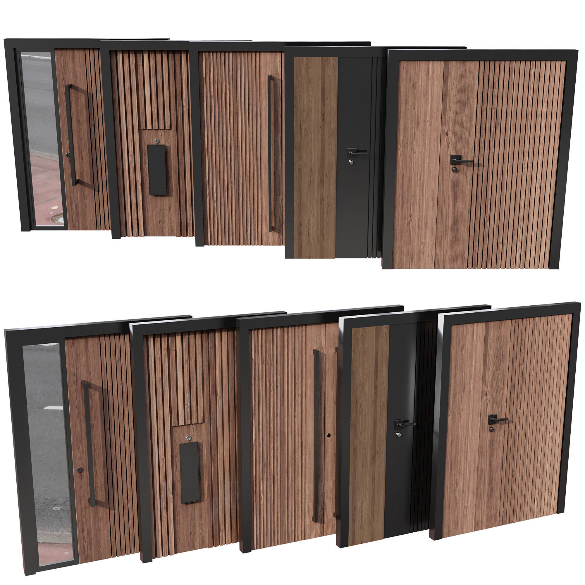 ENTRANCE DOOR COLLECTION NO1 A 3D model_1