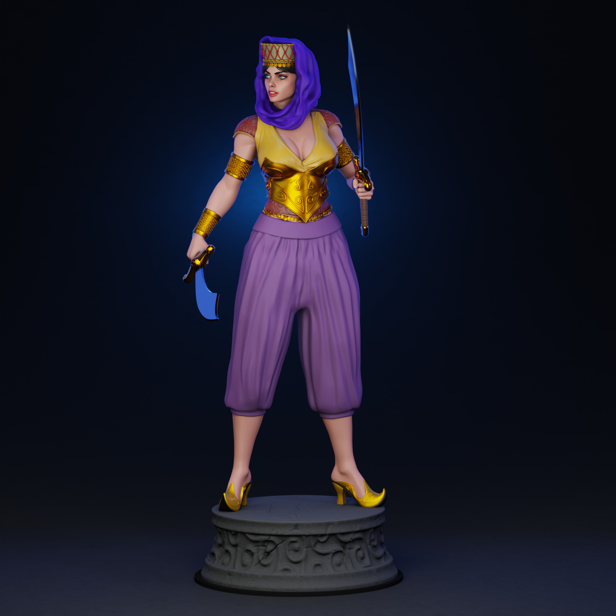 Talia al Ghul Bombshell 3D print model_8