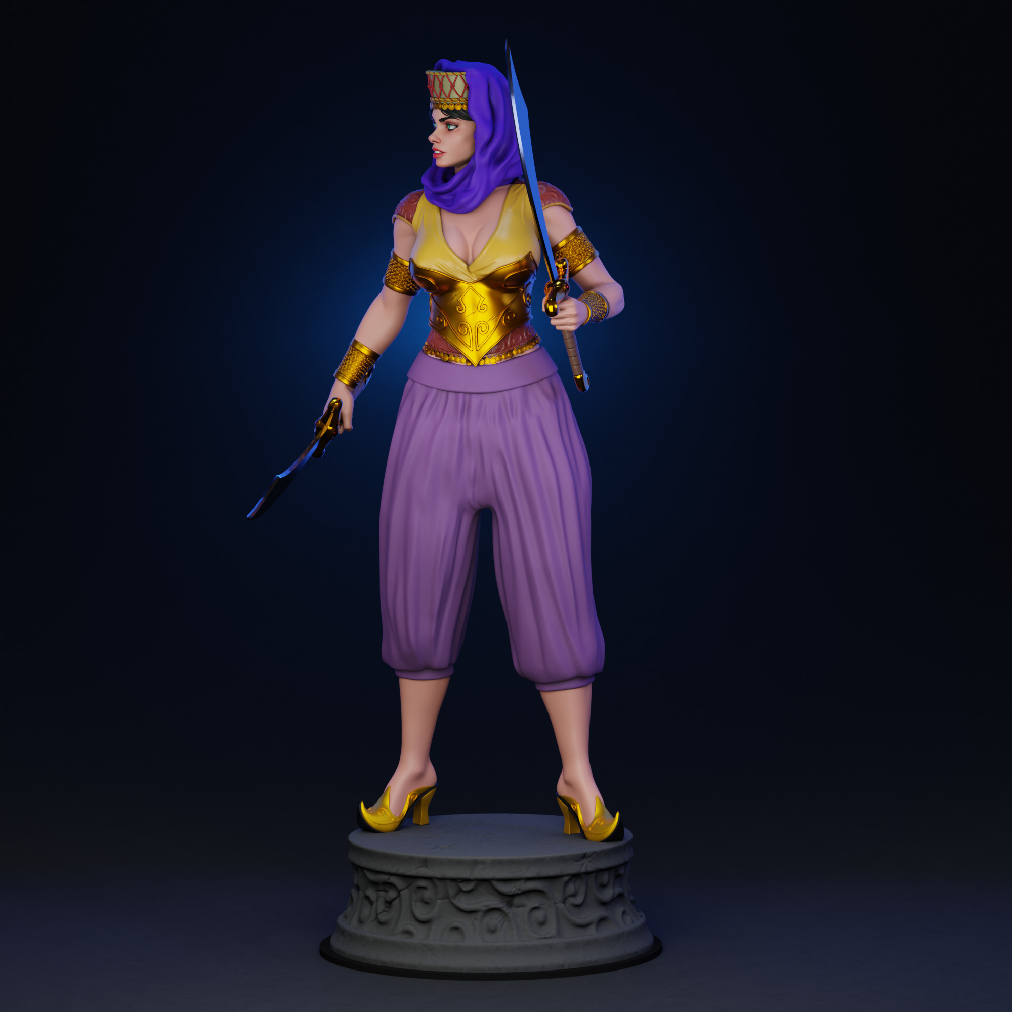 Talia al Ghul Bombshell 3D print model_7