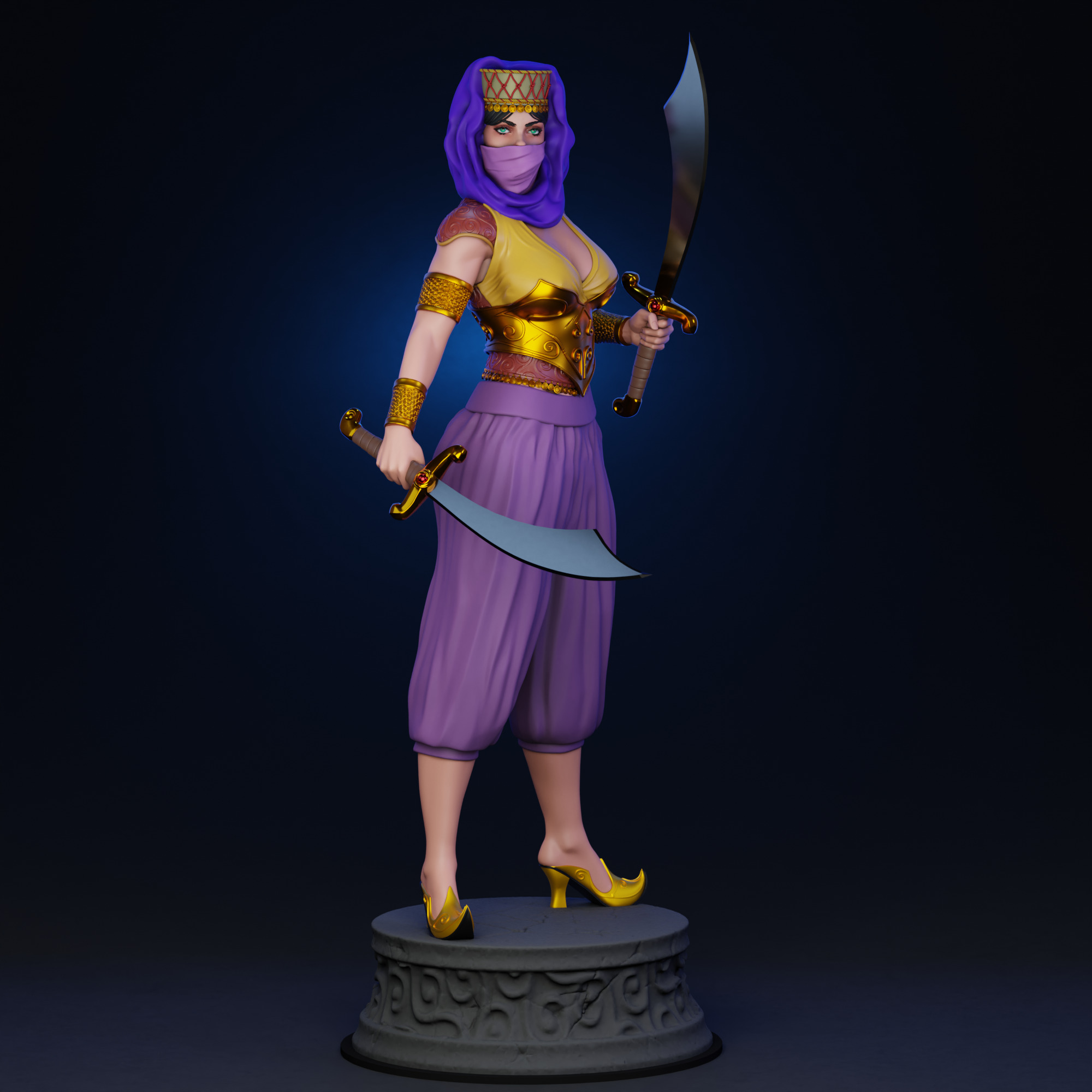 Talia al Ghul Bombshell 3D print model_2