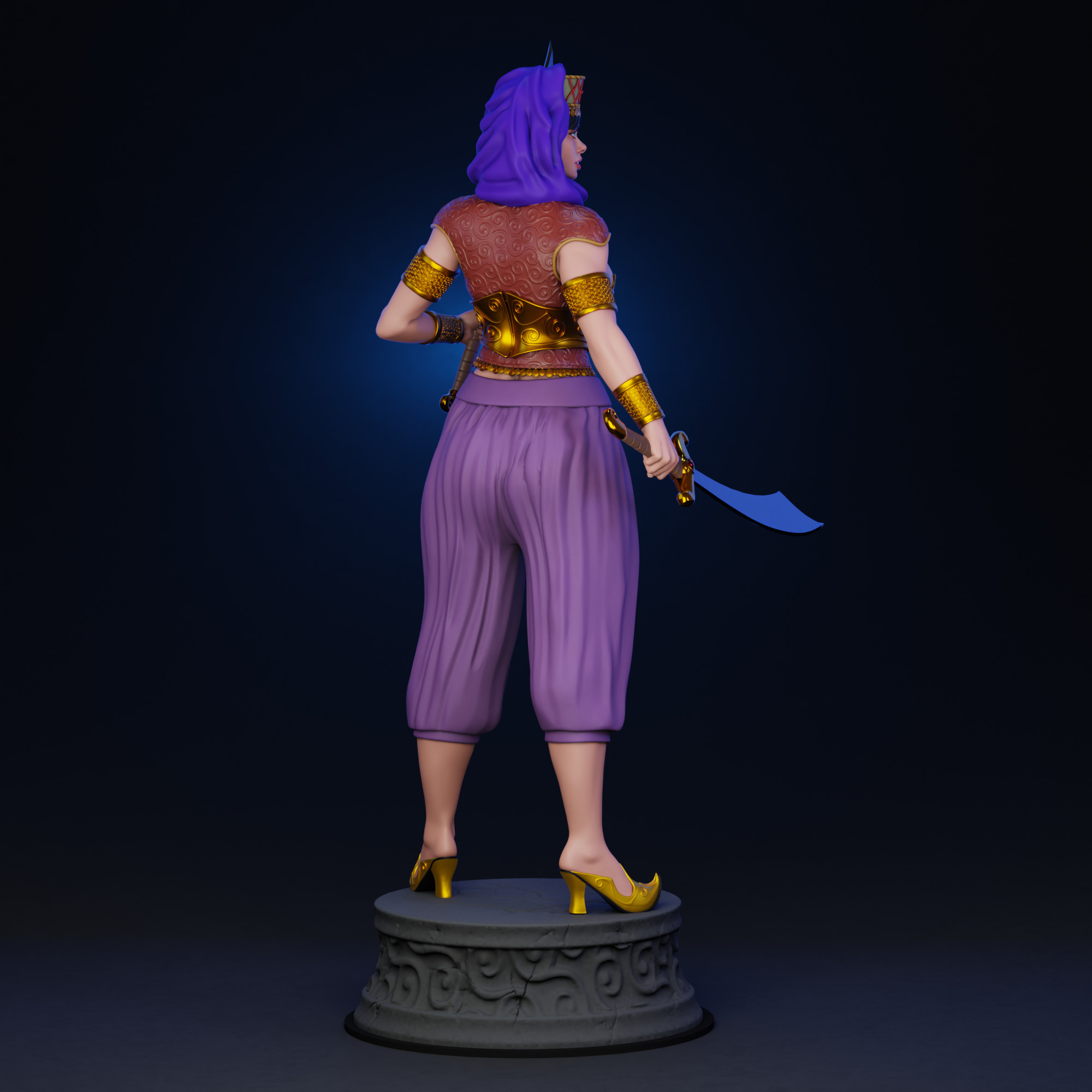 Talia al Ghul Bombshell 3D print model_4