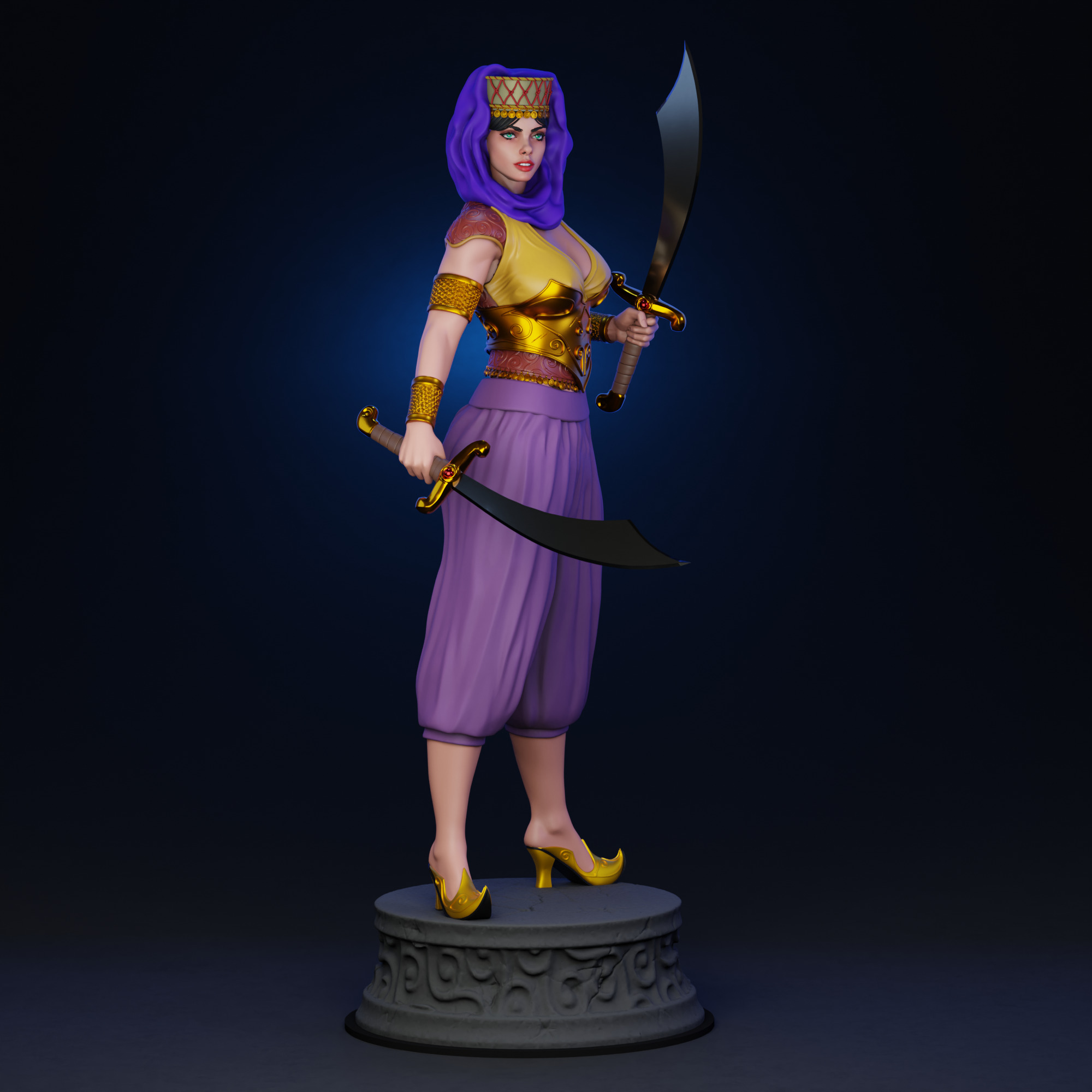Talia al Ghul Bombshell 3D print model_3