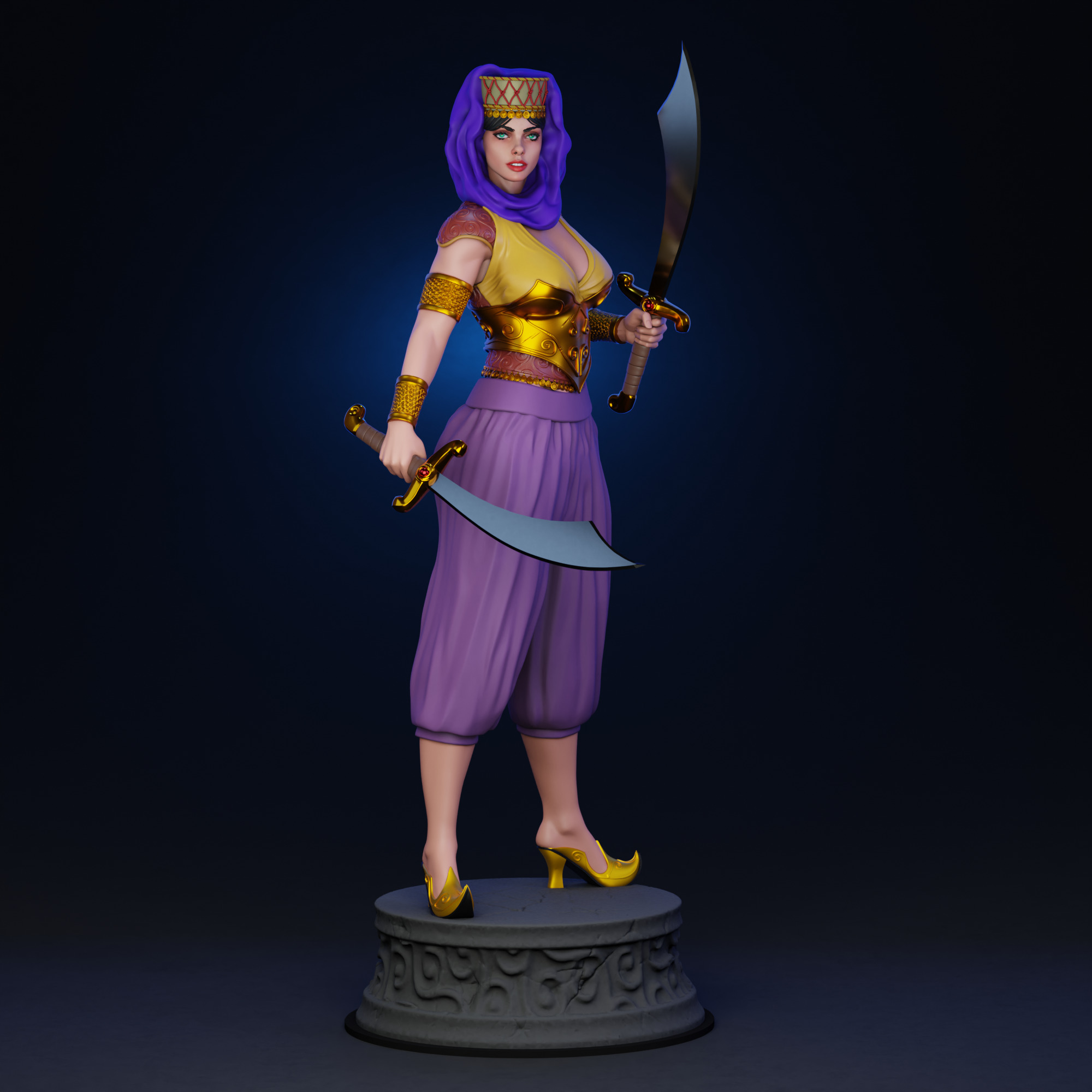 Talia al Ghul Bombshell 3D print model_1