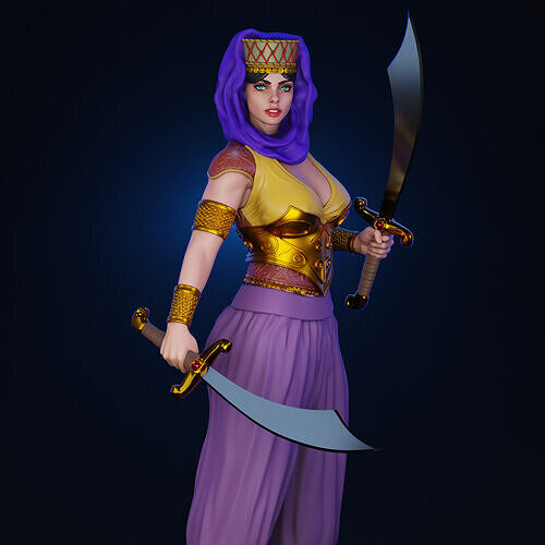 Talia al Ghul Bombshell 3D print model