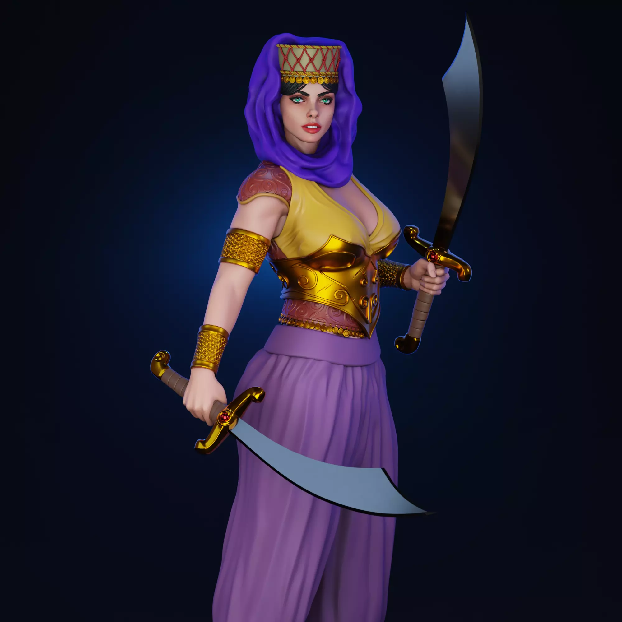 Talia al Ghul Bombshell 3D print model_0