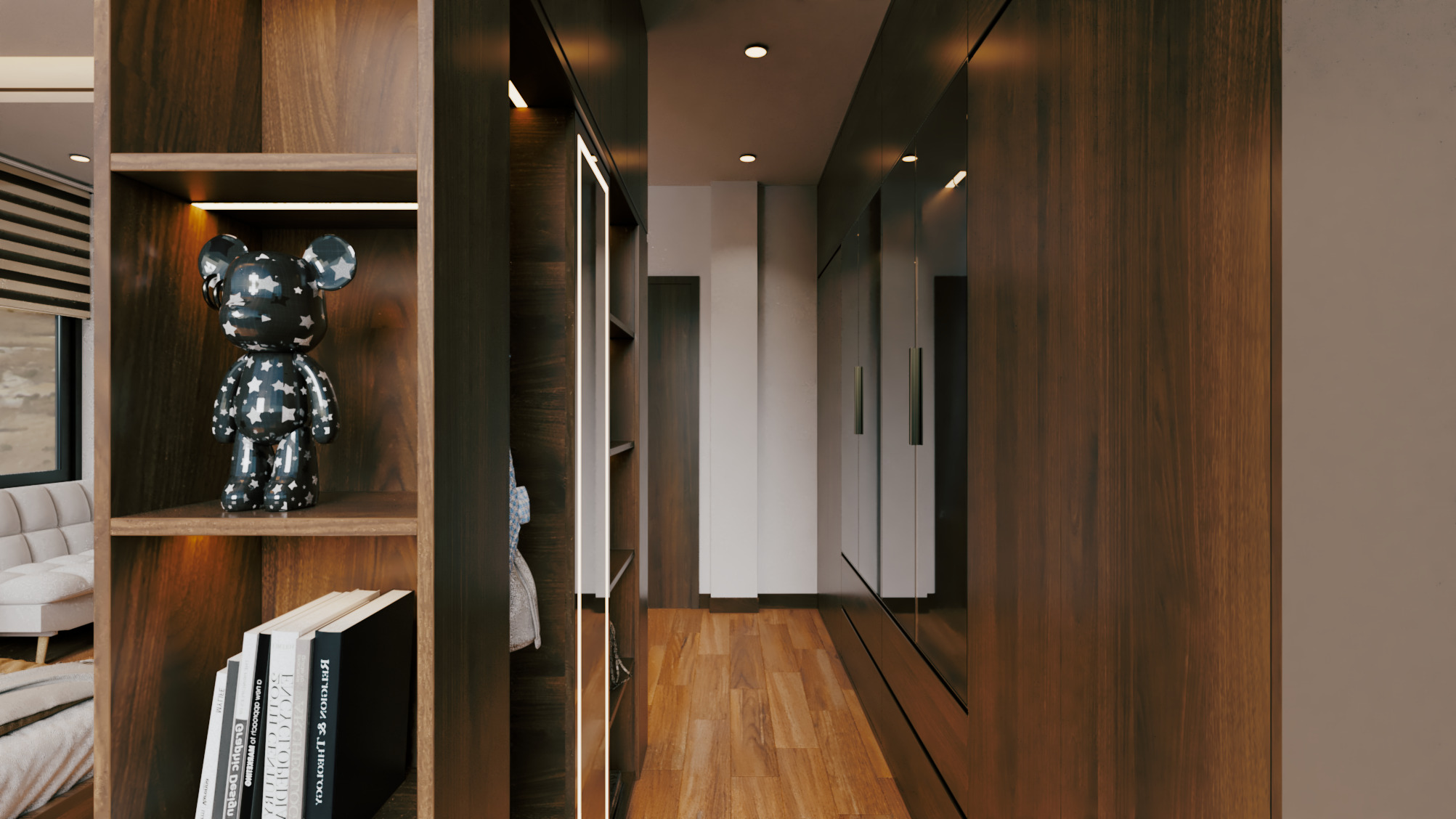 Master Bedroom 3D Scene Ready for Render 3D model_2