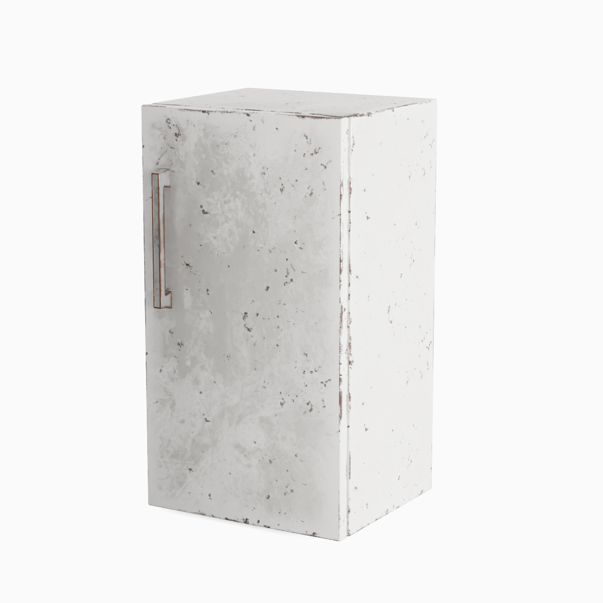 Old Refrigerator Set Low-poly 3D model_18