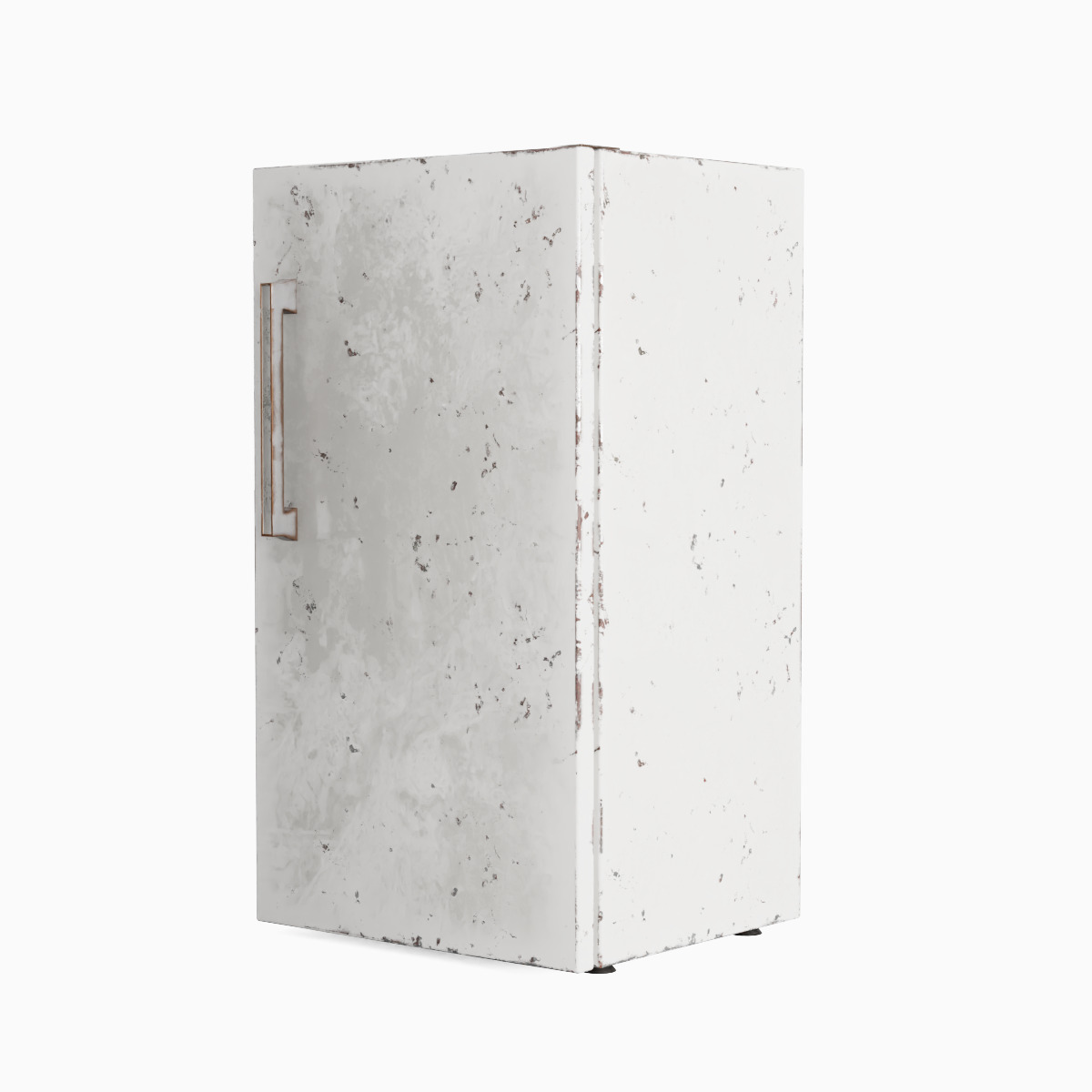 Old Refrigerator Set Low-poly 3D model_15