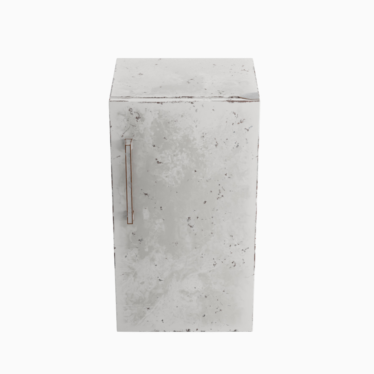 Old Refrigerator Set Low-poly 3D model_16