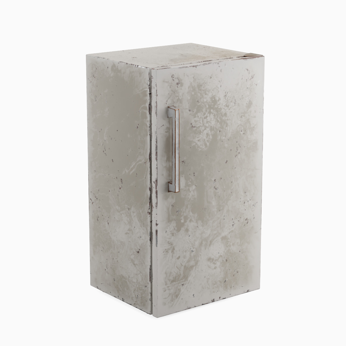 Old Refrigerator Set Low-poly 3D model_5