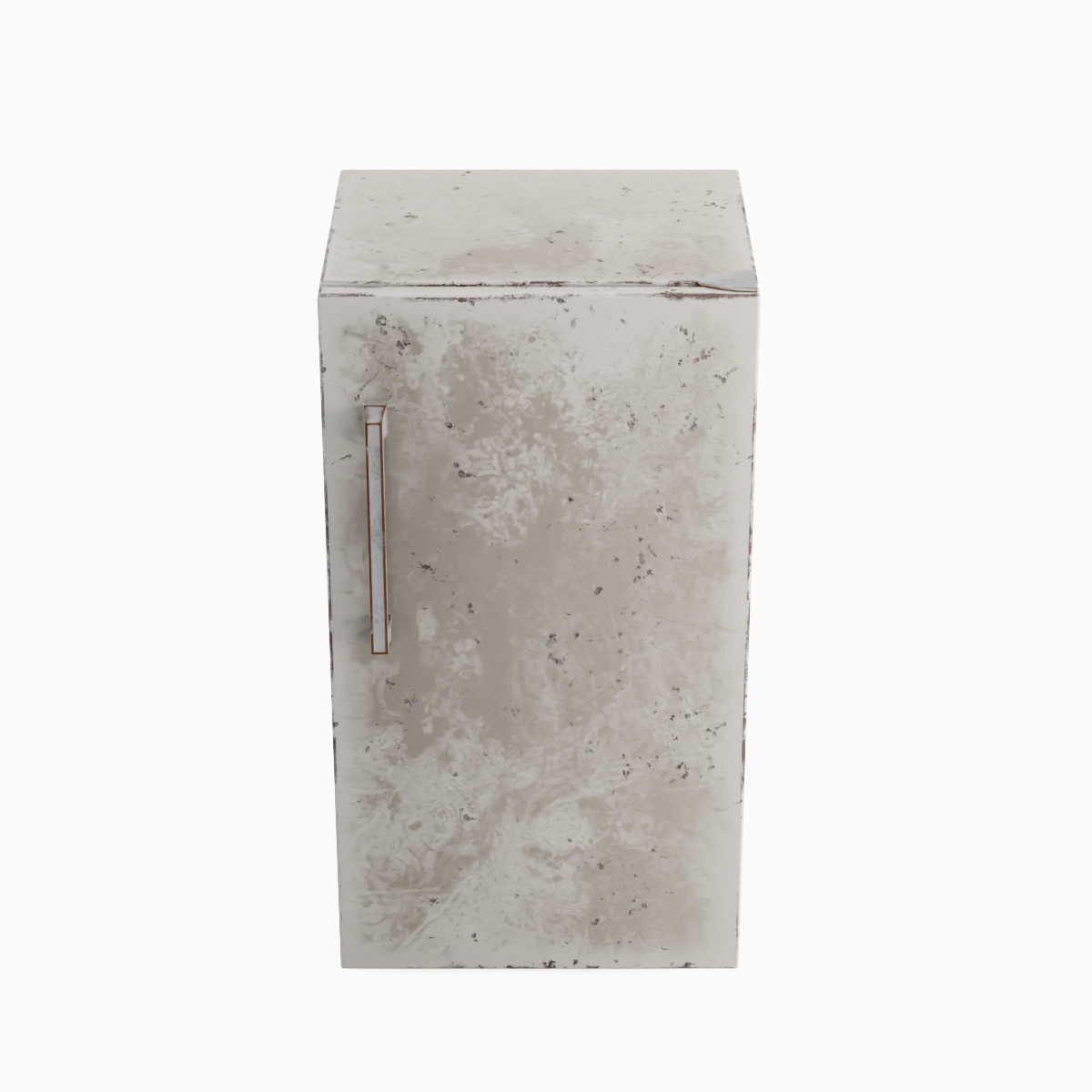 Old Refrigerator Set Low-poly 3D model_4