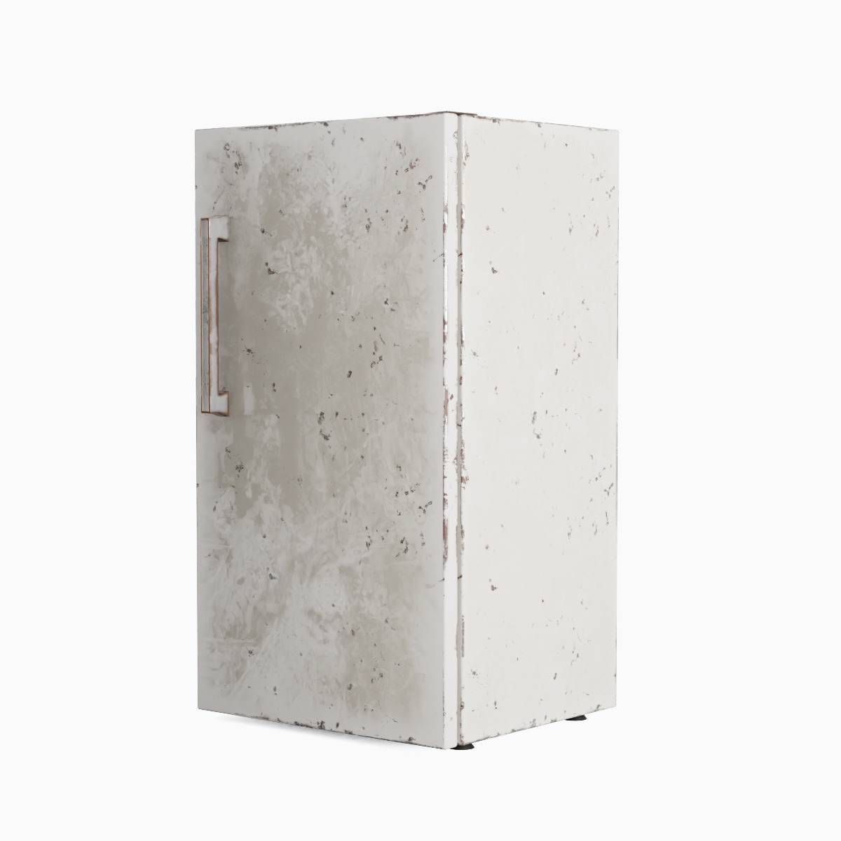 Old Refrigerator Set Low-poly 3D model_3