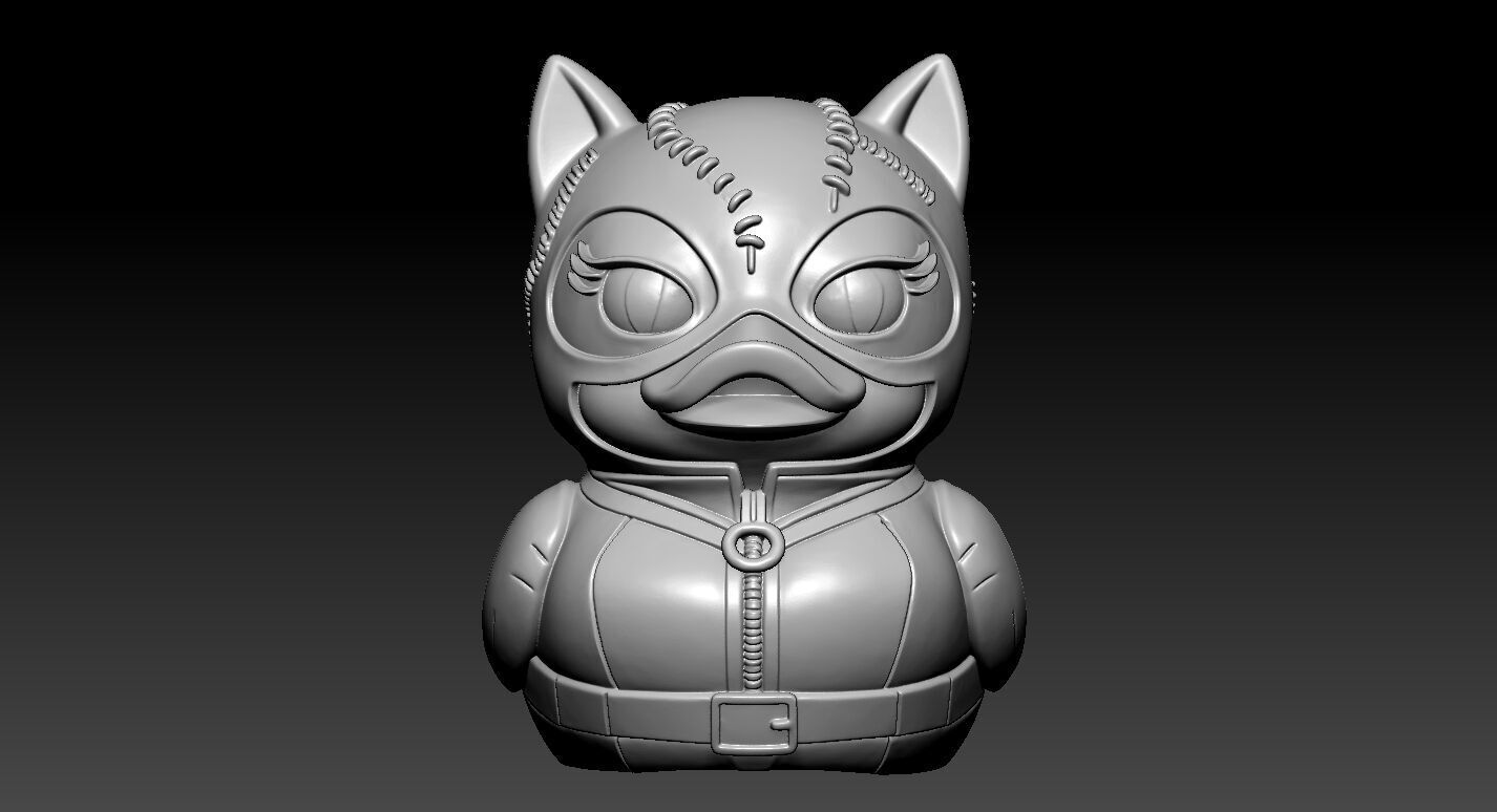 Catwoman DC urban vibes 3D print model_3