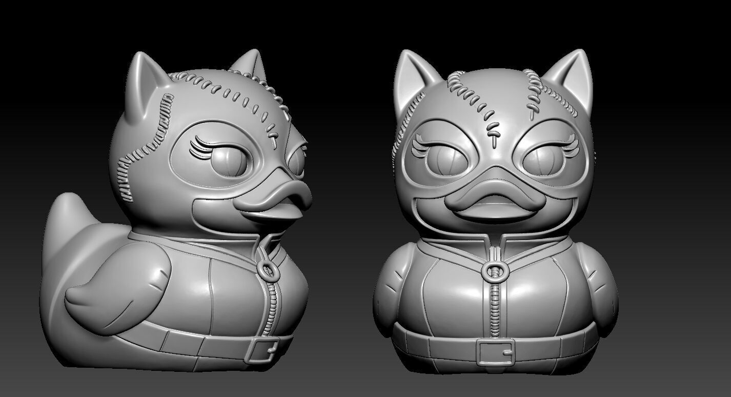 Catwoman DC urban vibes 3D print model_2