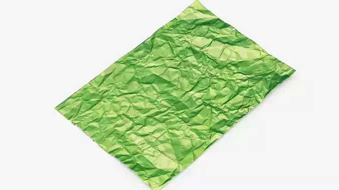 Crumpled Paper 3d scan
