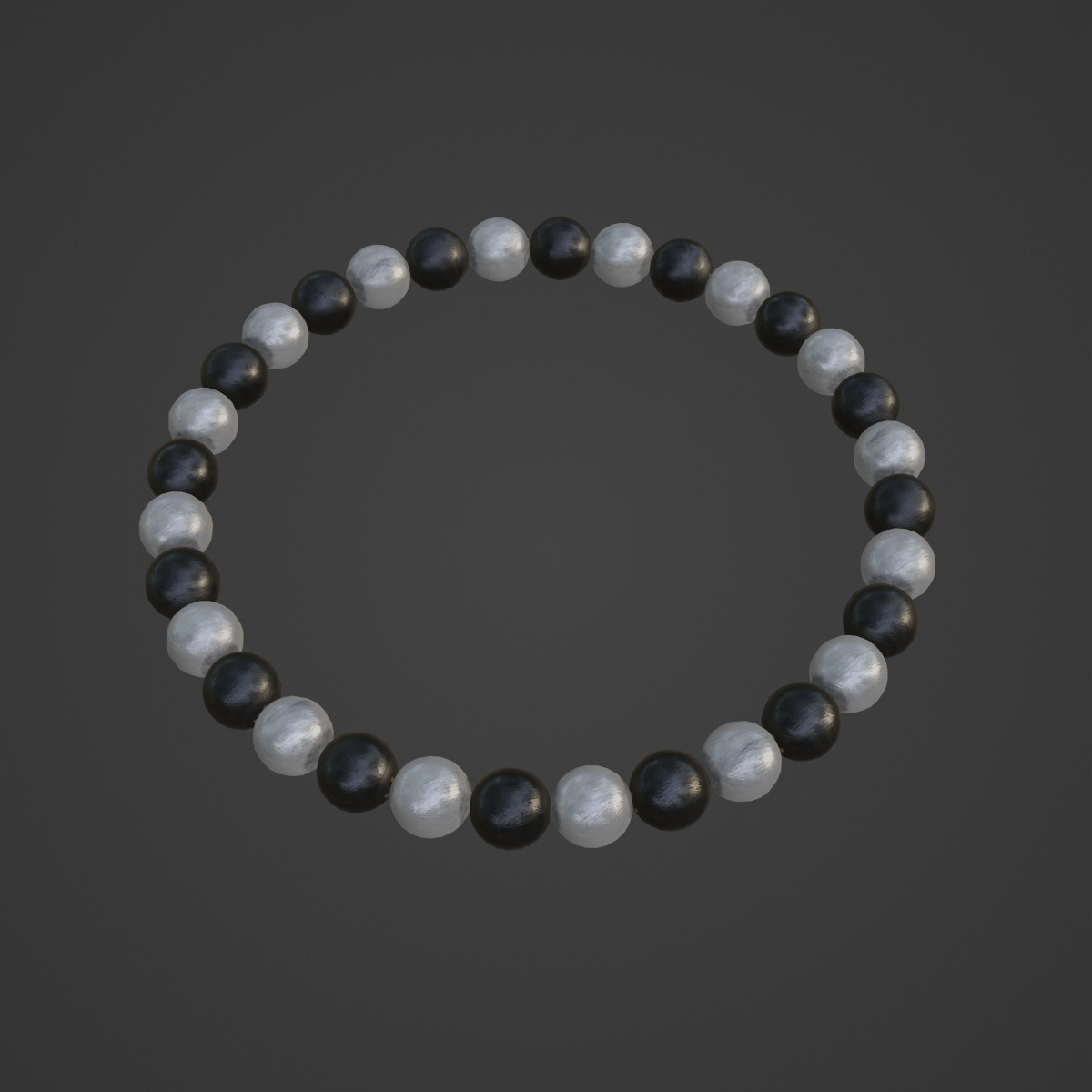 Bracelets 08 Low-poly 3D model_4