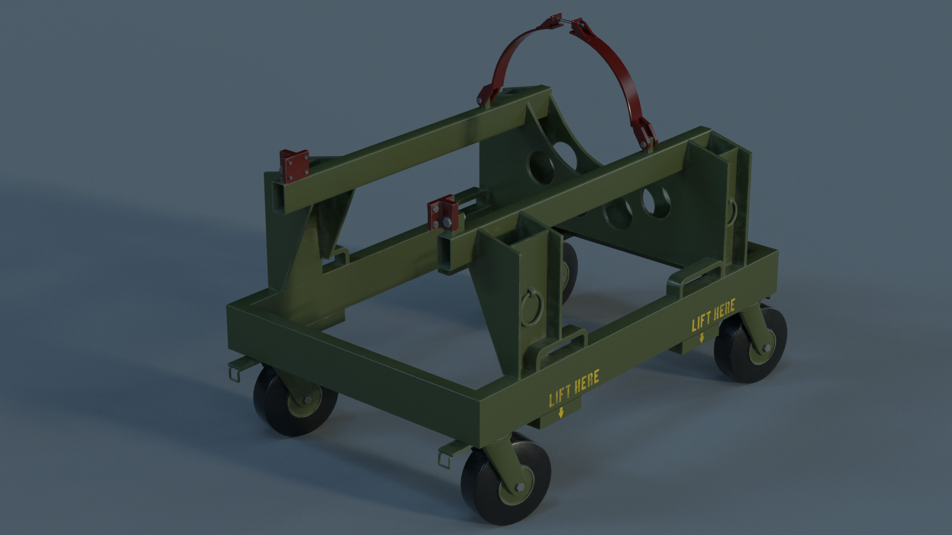 B28 nuclear bomb 3D model_4