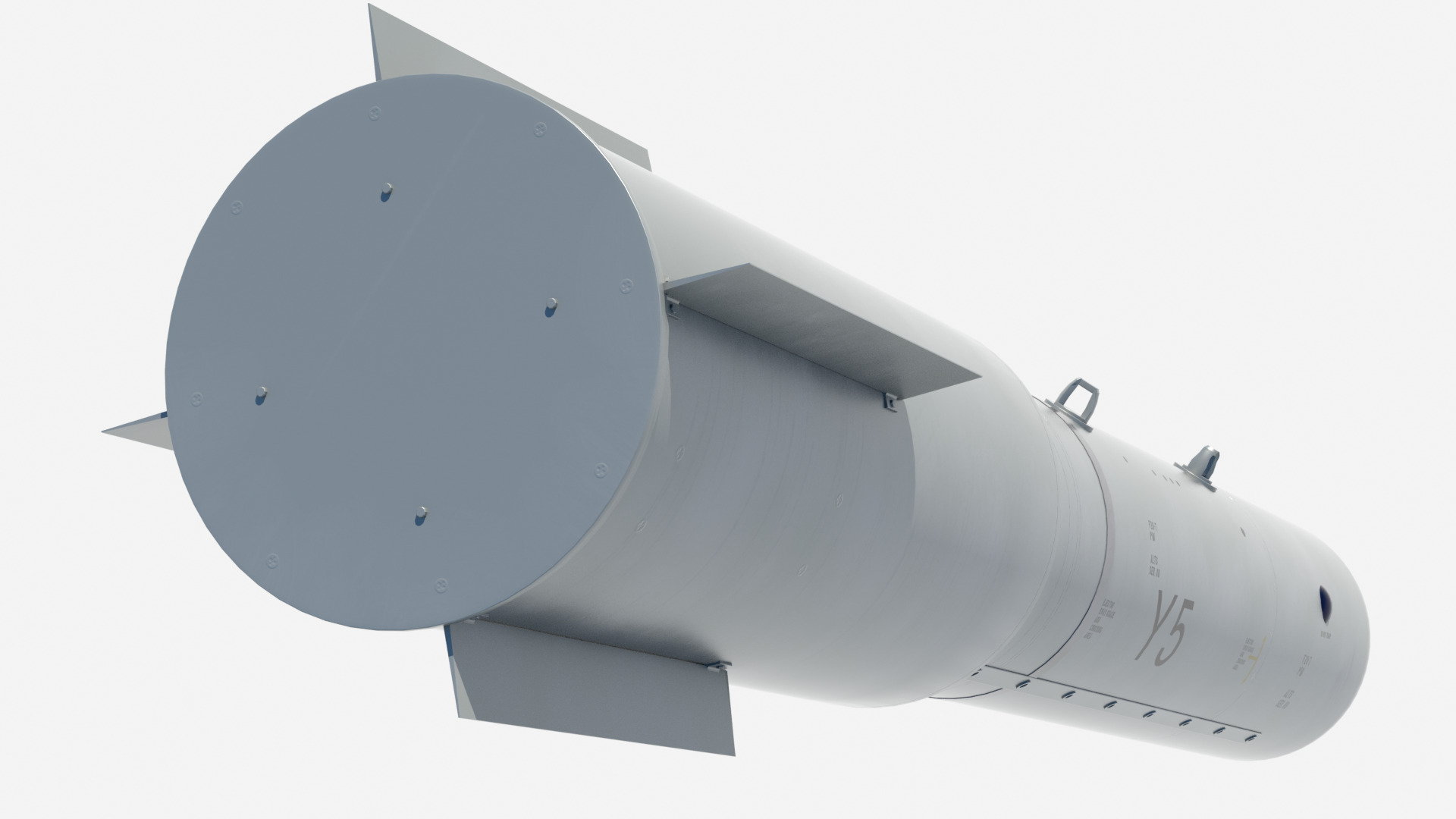 B28 nuclear bomb 3D model_7