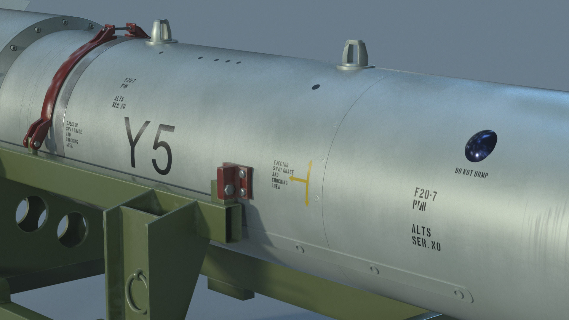 B28 nuclear bomb 3D model_9