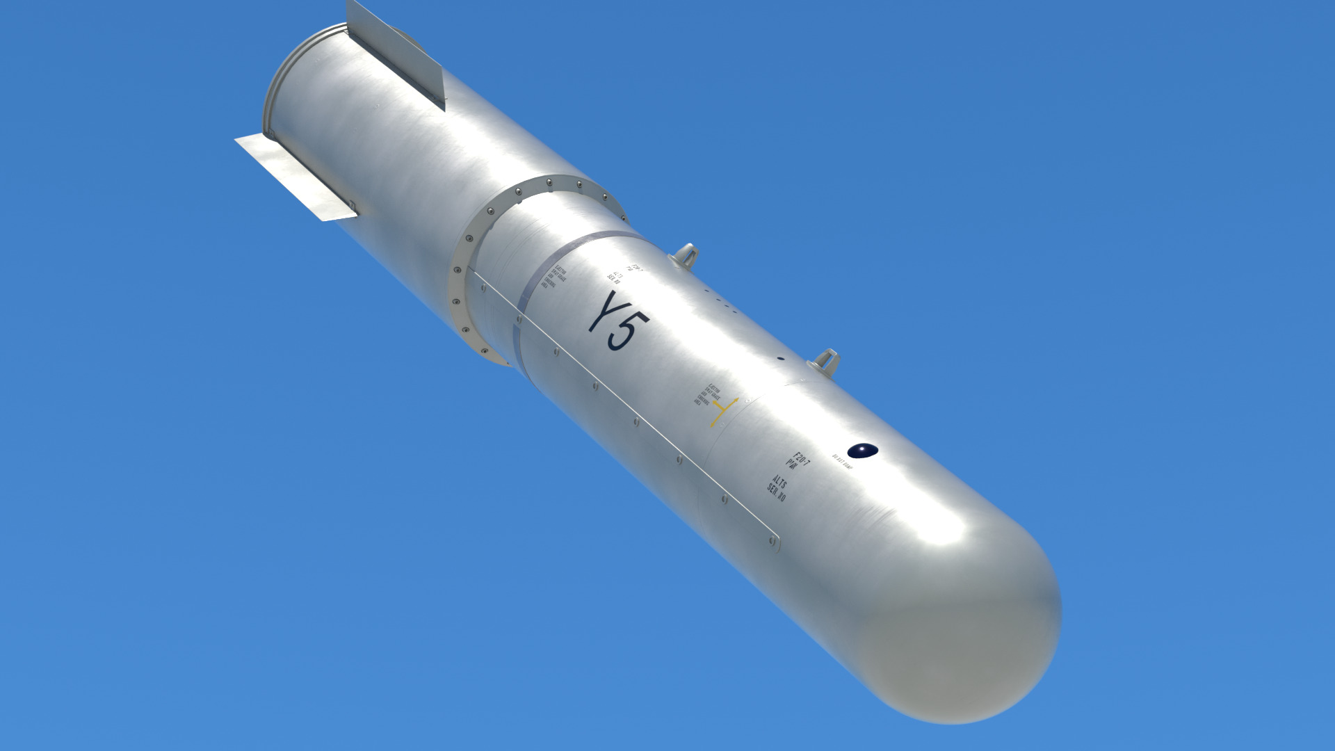 B28 nuclear bomb 3D model_6