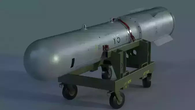 B28 nuclear bomb 3D model