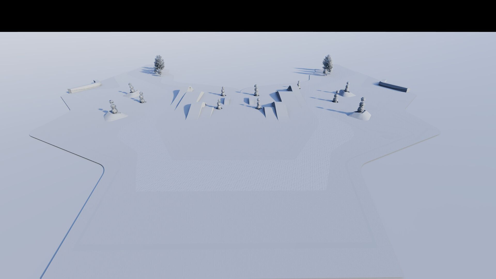 Skatepark-Skate Park PACK 3D model_13