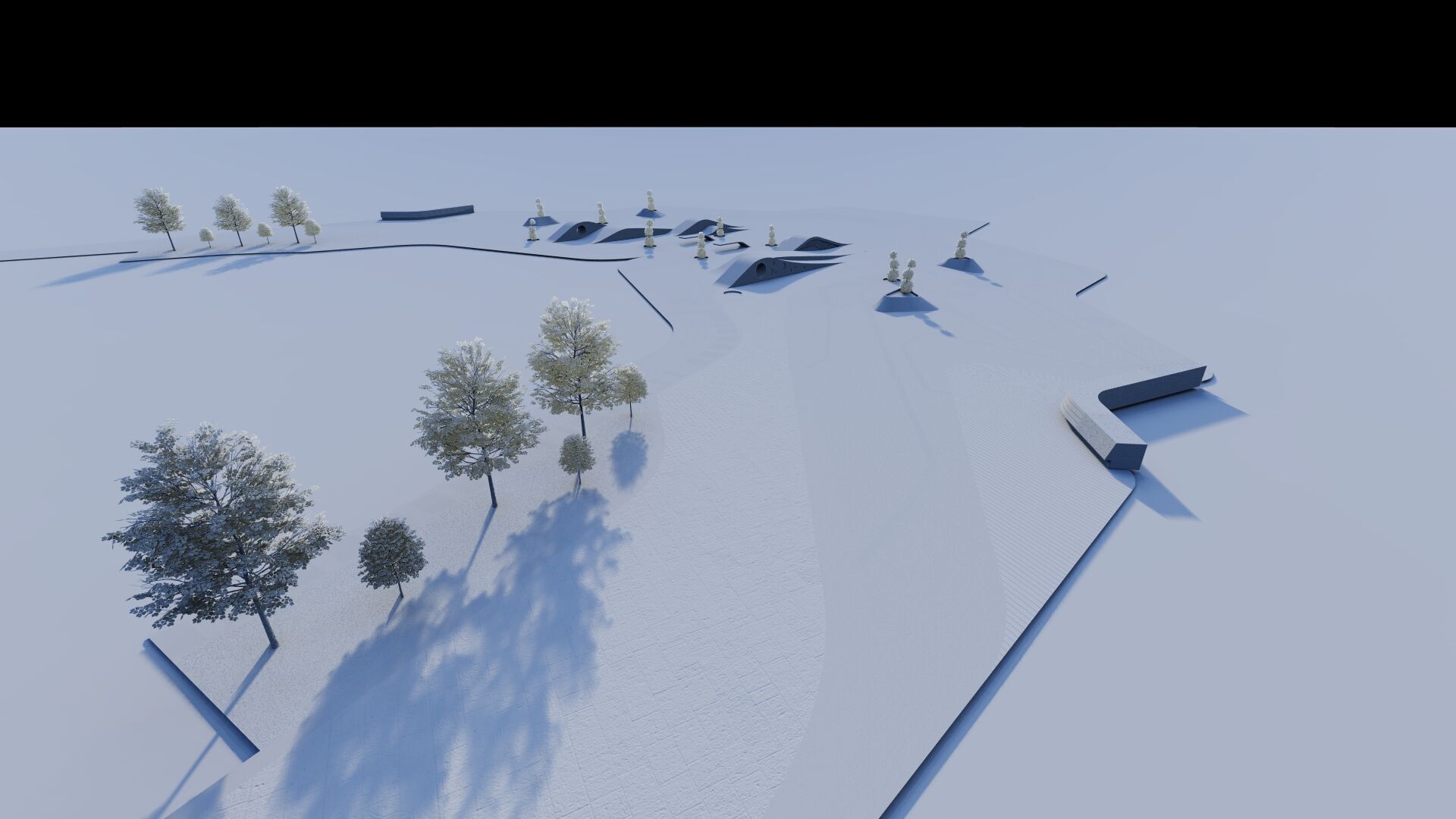 Skatepark-Skate Park PACK 3D model_16