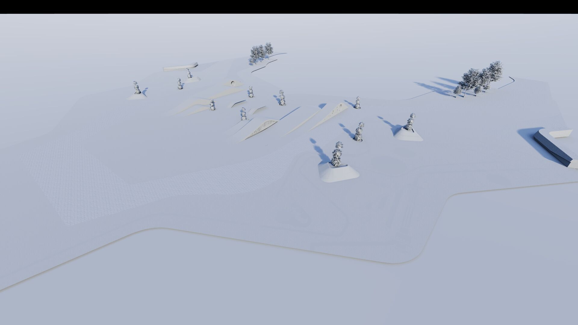 Skatepark-Skate Park PACK 3D model_14