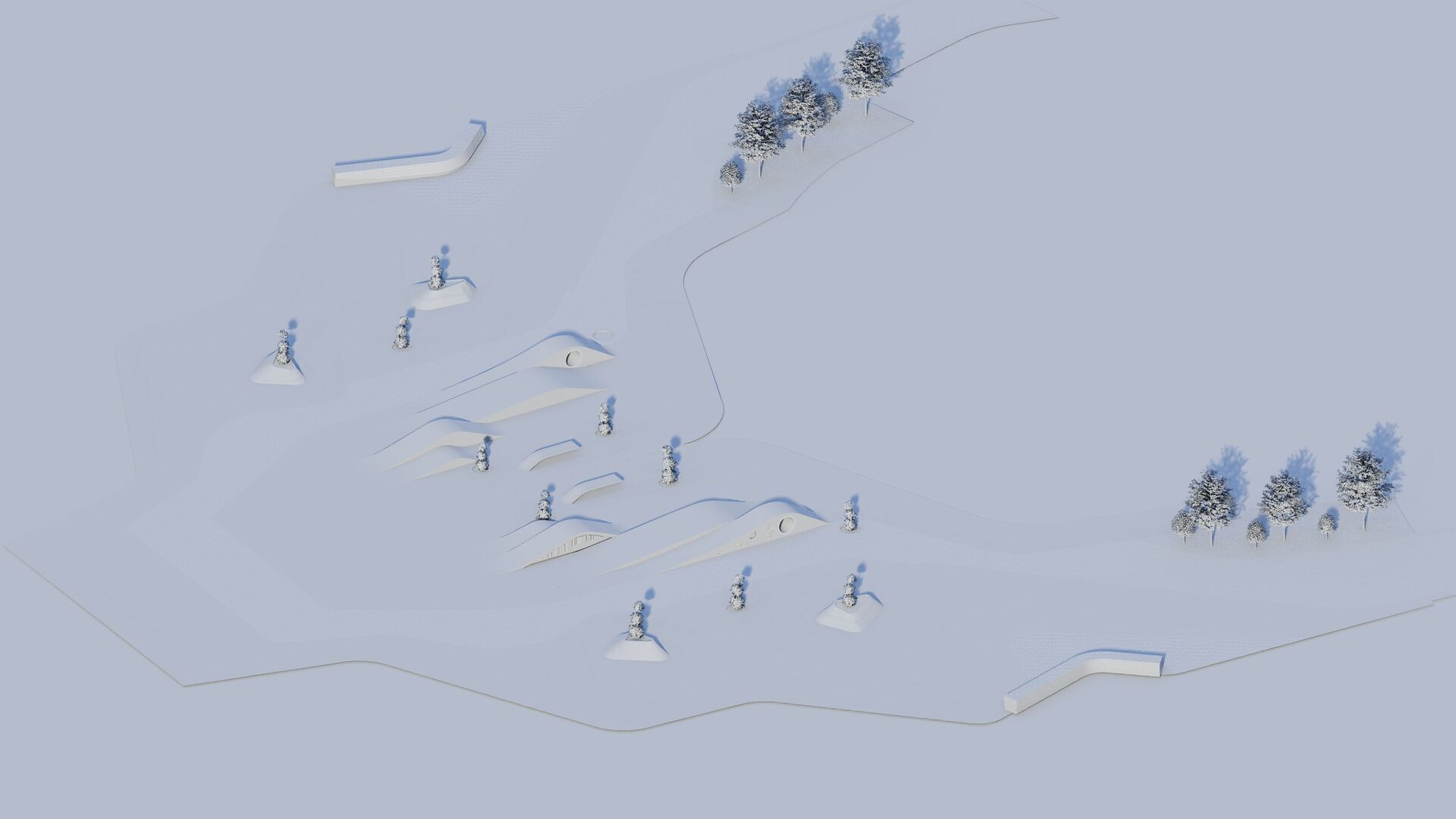 Skatepark-Skate Park PACK 3D model_18