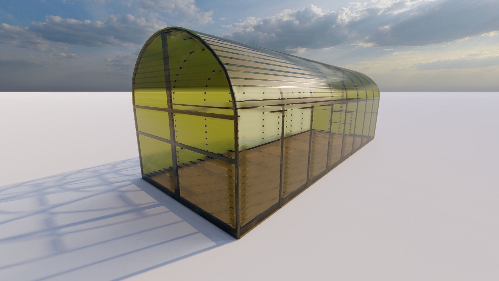 Glass building-Commercial building-building classic 3D model_3