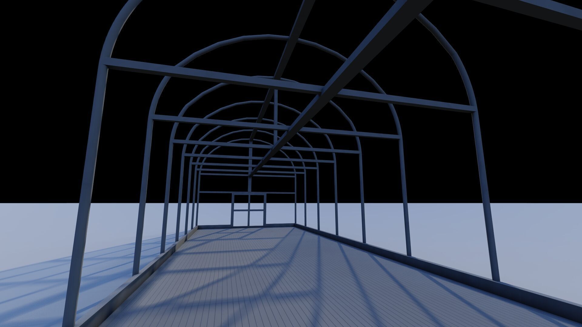Glass building-Commercial building-building classic 3D model_13